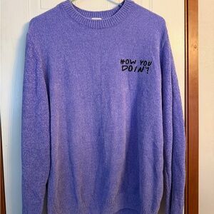 Purple Crewneck Sweater